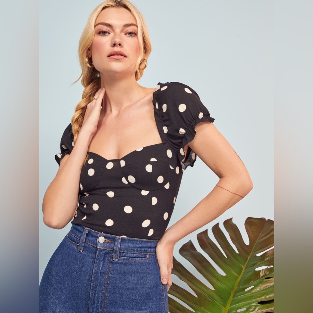 Reformation Jewel Top in Size 8